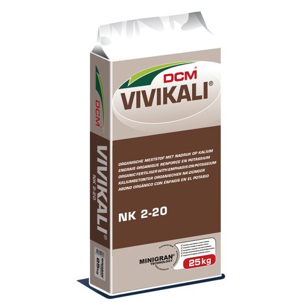 DCM VIVIKALI 2-0-20 +31% Οργανική Ουσία 25 Kg - Λίπασμα για κηπευτικά,  πατάτες οπωροφόρα