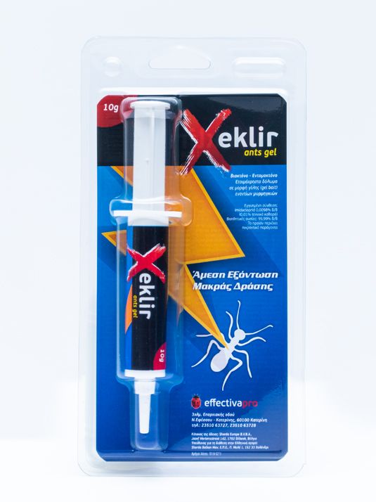 10 Xeklir ants gel 10g - Ετοιμόχρηστο τζελ κατά των μυρμηγκιών