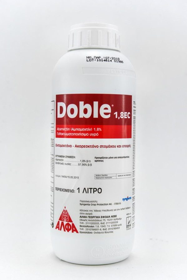 Doble 1,8 EC 1L - Εντομοκτόνο-ακαρεοκτόνο στομάχου και επαφής