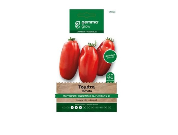 Τομάτα βιομηχανική S Marzano 3 αναρριχώμενη Φάκελος