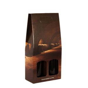 Χαρτοκιβώτιο 2 Φιαλών 5τμχ