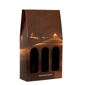 Χαρτοκιβώτιο 3 Φιαλών 5τμχ