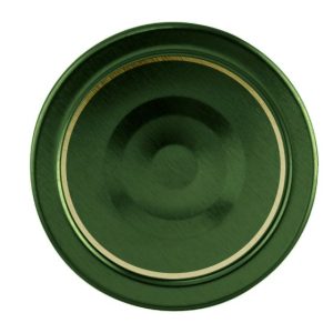 Καπάκι Βάζου Φ.82 Πράσινο Χρυση Ριγα (Ιταλίας) 60τμχ