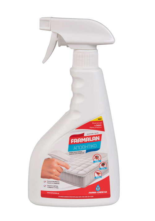 Farmalan 500mL - Ετοιμόχρηστο Απωθητικό με σκανδάλη για ακάρεα, κοριούς και ψύλλους