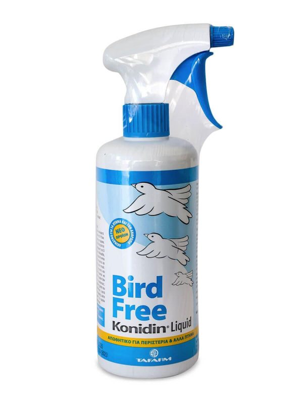 Bird Free Konidin 750mL - Απωθητικό για περιστέρια και άλλα πτηνά