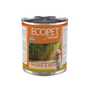 Ecopet Natural Chicken Rice Wet Dog 300gr 6τμχ