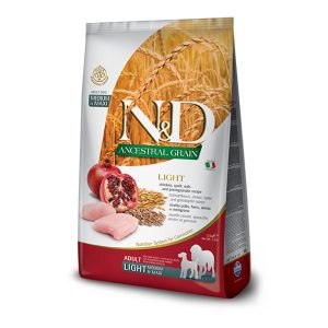 N&D Low Grain Dog Chicken & Pomegranate Light Medium & Maxi 12kg