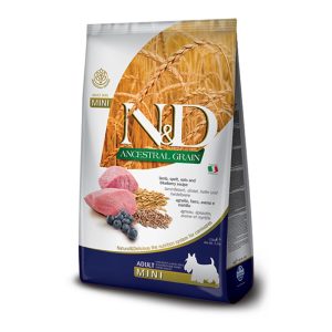 N&D Low Grain Dog Lamb and Blueberry Adult Mini 2,5kg