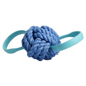 Παιχνίδι Μπάλα με Λαβές TPR Μπλε 10cm