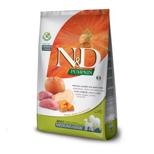 N&D Dog Pumpkin Boar & Apple Adult Medium and Maxi 12kg
