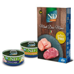 N&D Cat Natural Meat Duo Menu 70g 12τμχ