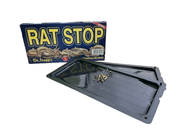 RAT STOP - ΔΙΣΚΑΚΙ 24 τμχ - Ισχυρής κολλητική επιφάνεια σε πλαστικά δισκάκια για αρουραίους