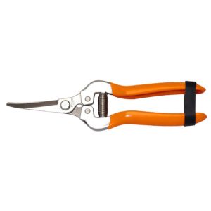 Ψαλίδι τρύγου Cresman κυρτό inox 0.112kg μήκος 18.5cm jh-803s-1