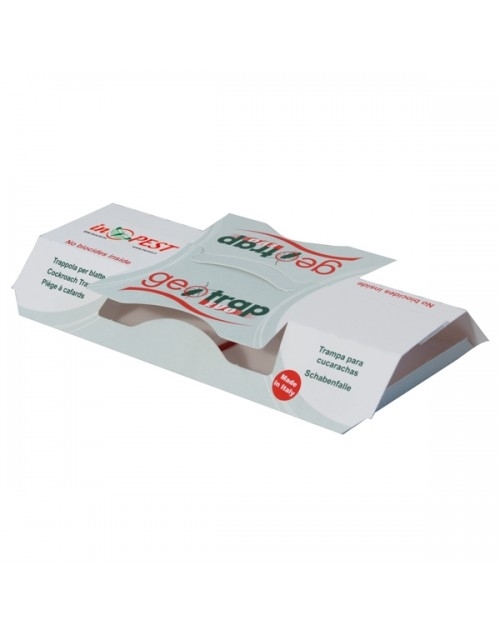 GEO TRAP 20τμχ - Χάρτινη κατσαριδοπαγίδα με ενσωματωμένο τροφοελκυστικό δόλωμα