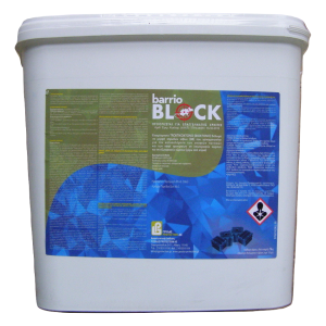 BARRIO BLOCK 10KG - Iσχυρό αντιπηκτικό τρωκτικοκτόνο σε μορφή κηρωδών κύβων 10gr (ΒΒ)