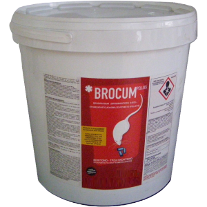 BROCUM PELLETS 20KG -  Iσχυρό αντιπηκτικό τρωκτικοκτόνο